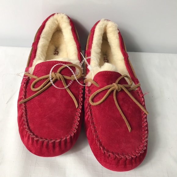 UGG Australia Women Size 12 Suede Fuchsia/Red - Picture 4 of 6
